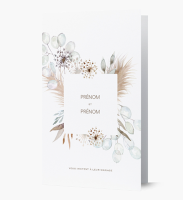 Faire-part de mariage