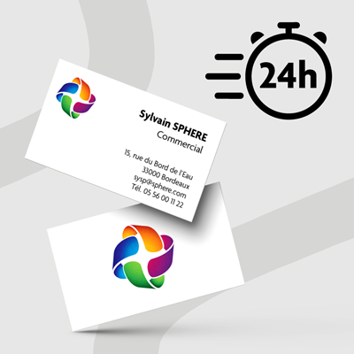 Cartes de visite express standard