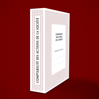 Classeur Comptabilité des Actions de la Société