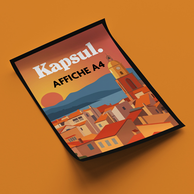 Affiche Grande Distribution A4