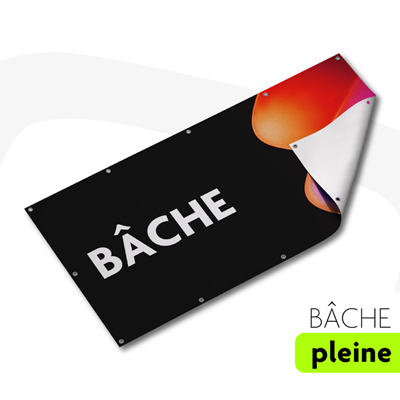 Bâche pleine