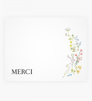 Cartes de remerciement