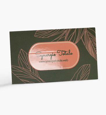 Cartes de visite avec vernis sélectif